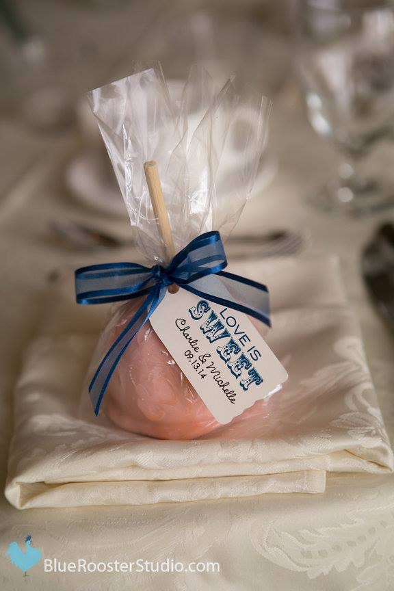 How about a Blush Candy Apple for you to munch on after the dance floor gets packed???