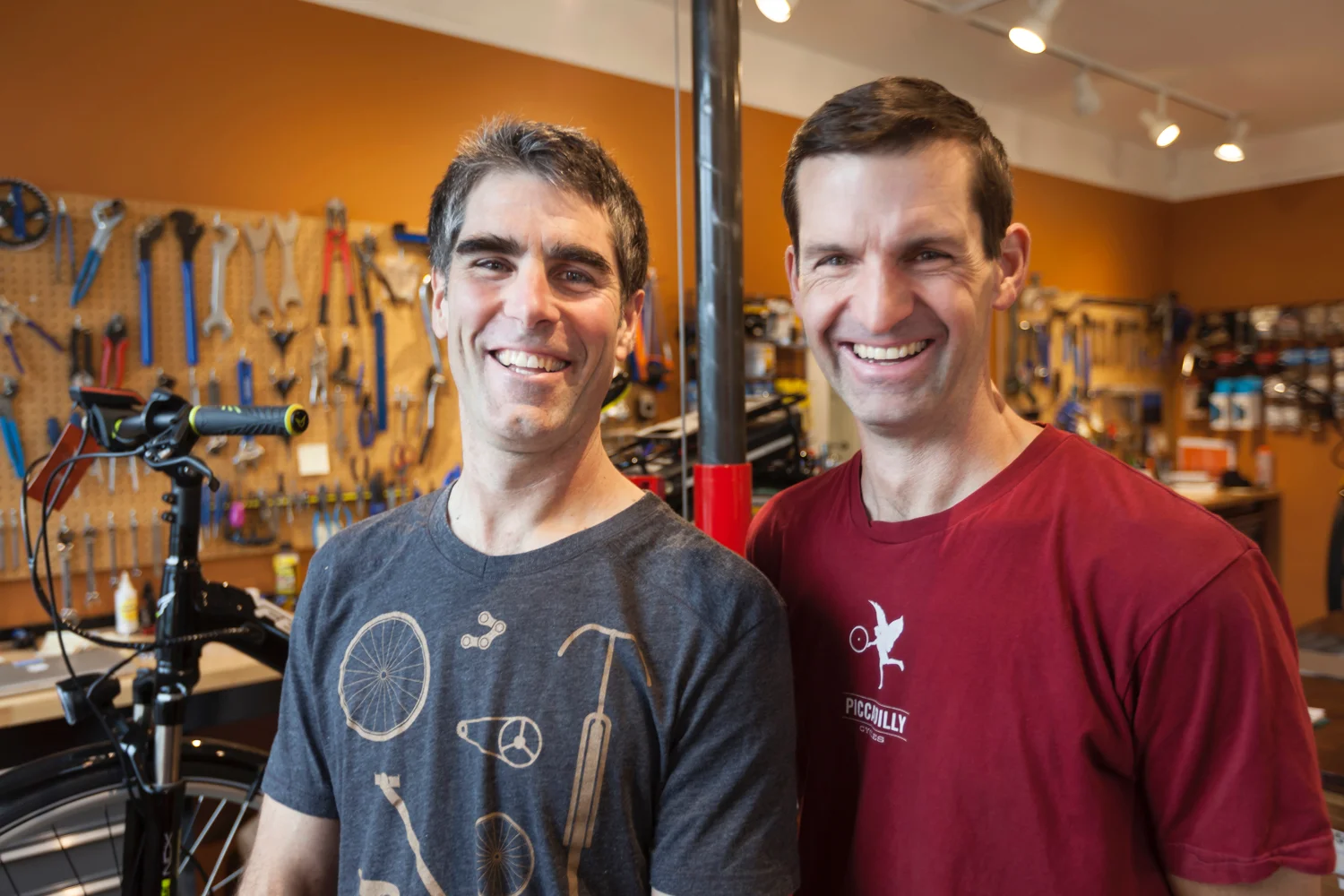 Blaine Pickett (left) and Gus Janeway