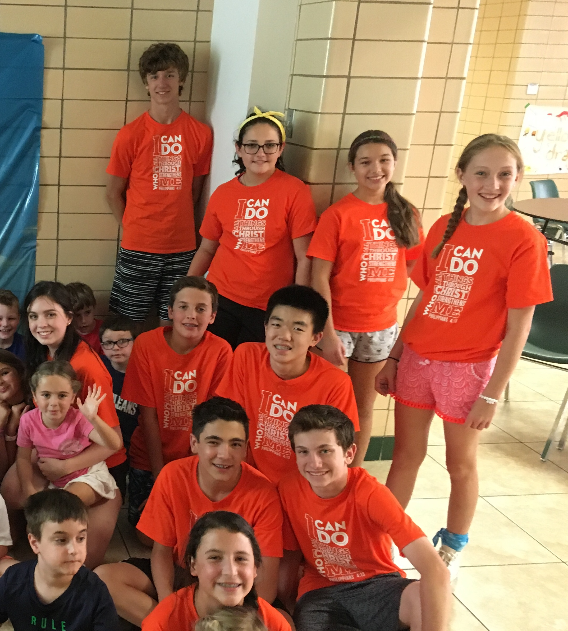 Vacation Bible School mentors 2018