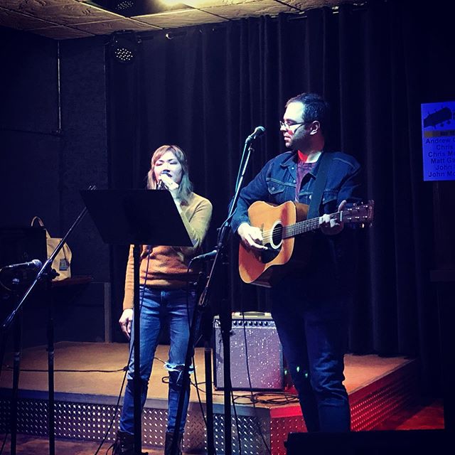 Tonight choir members Chris and Dinah performed a set at Silvie&rsquo;s, just down the street. They sounded great! Very cool to see our choristers collaborating outside of church. #livemusic #localmusic #liveband #northcenter #northcenterchicago #aco