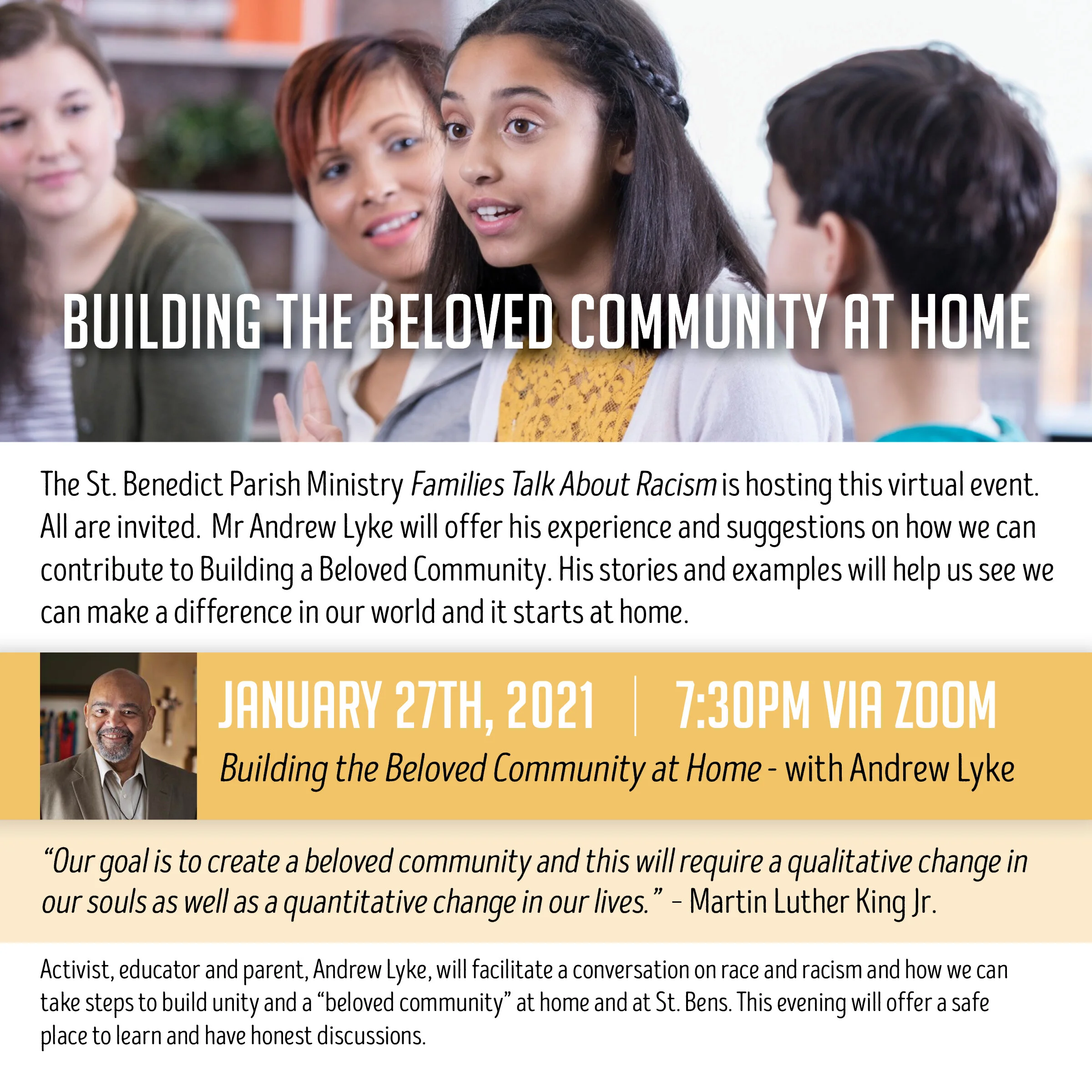 Building the Beloved Community at Home