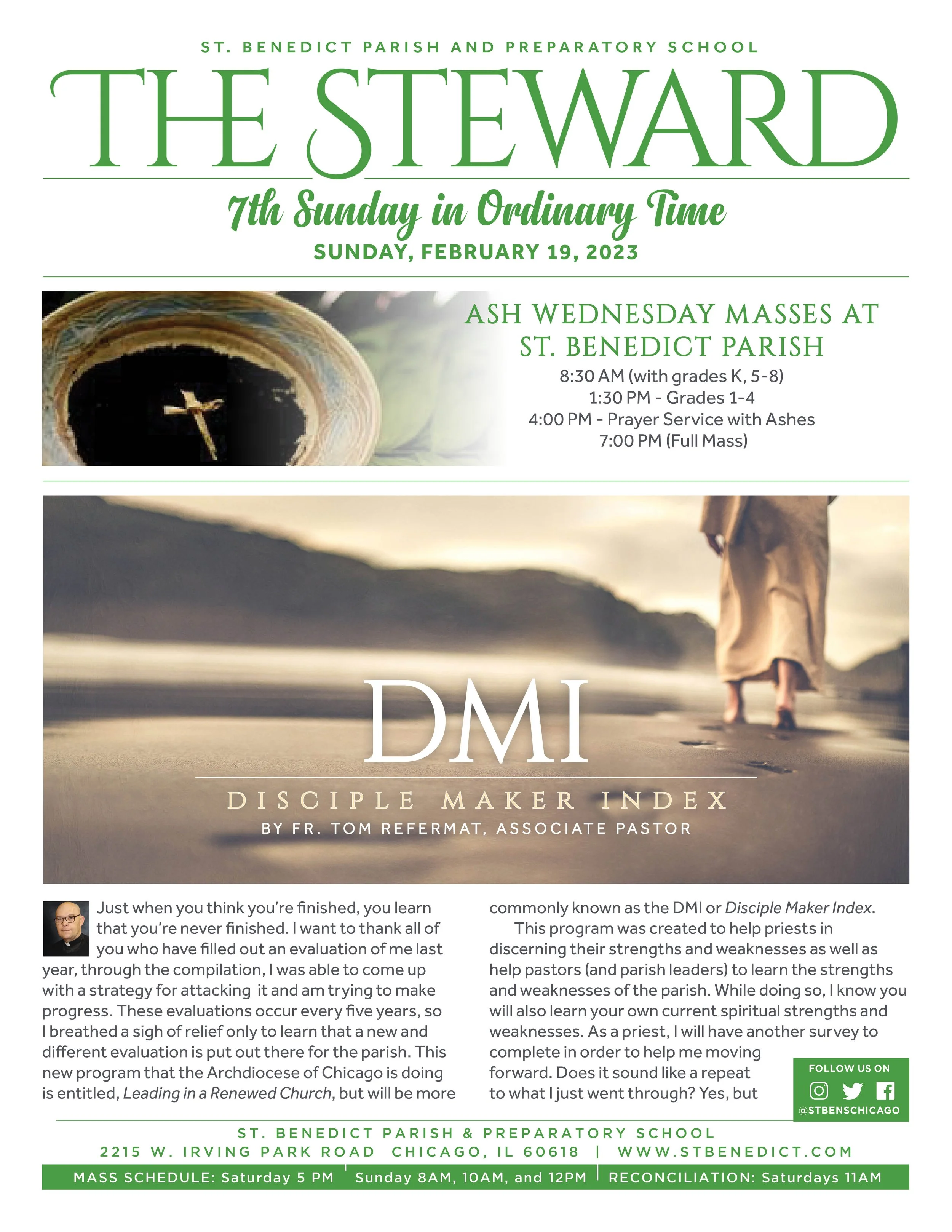Sunday Bulletin 2.19.23