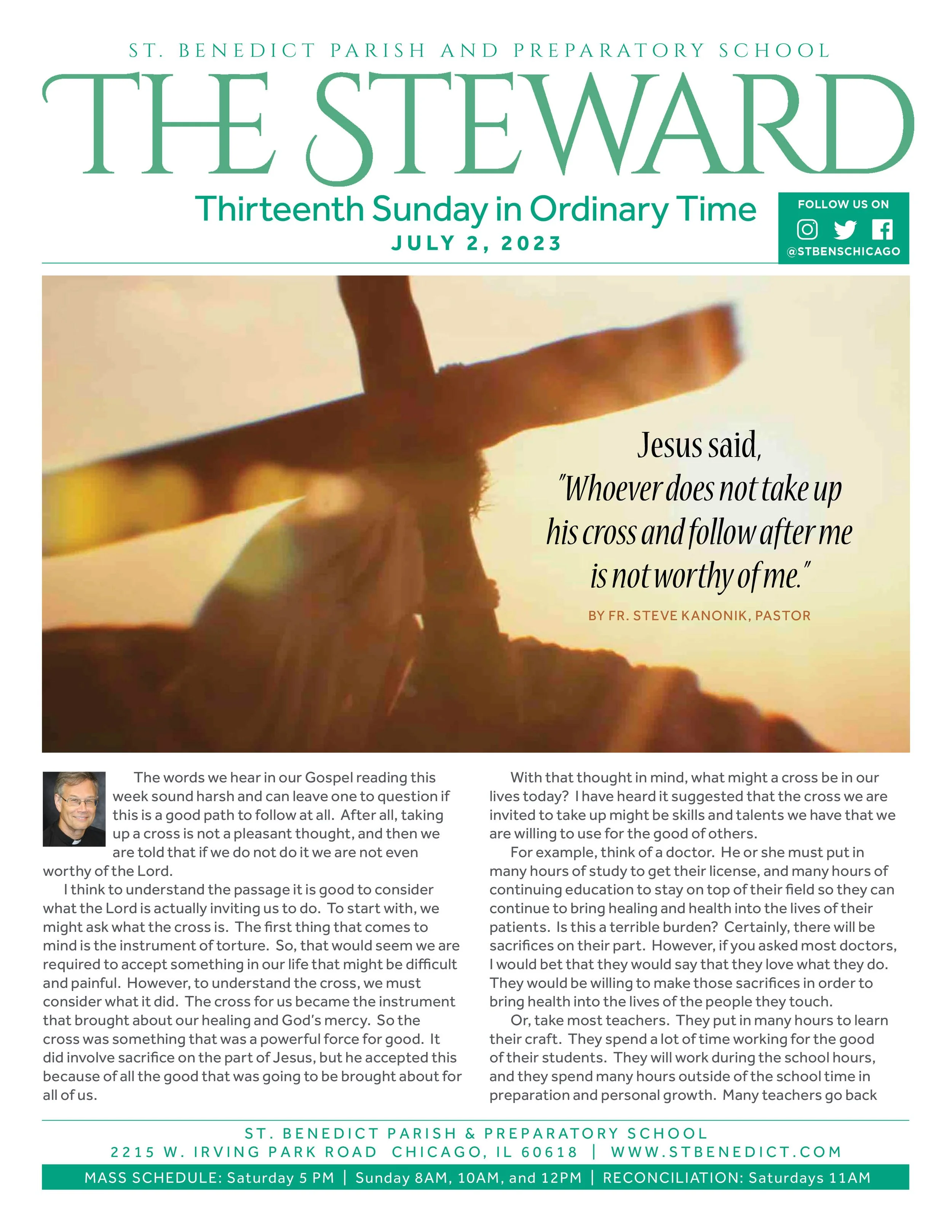 Sunday Bulletin 7.2.23