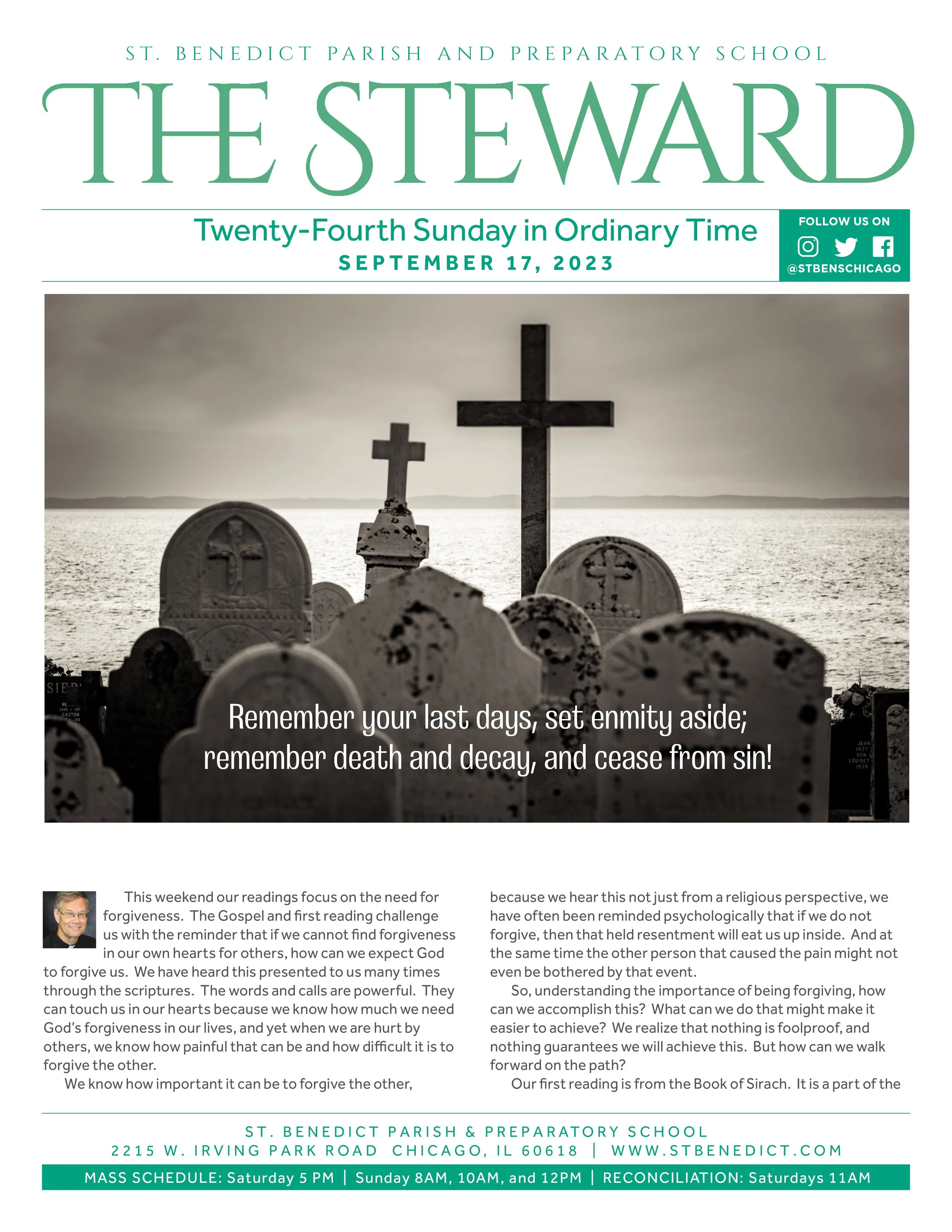Sunday Bulletin 9.17.23 