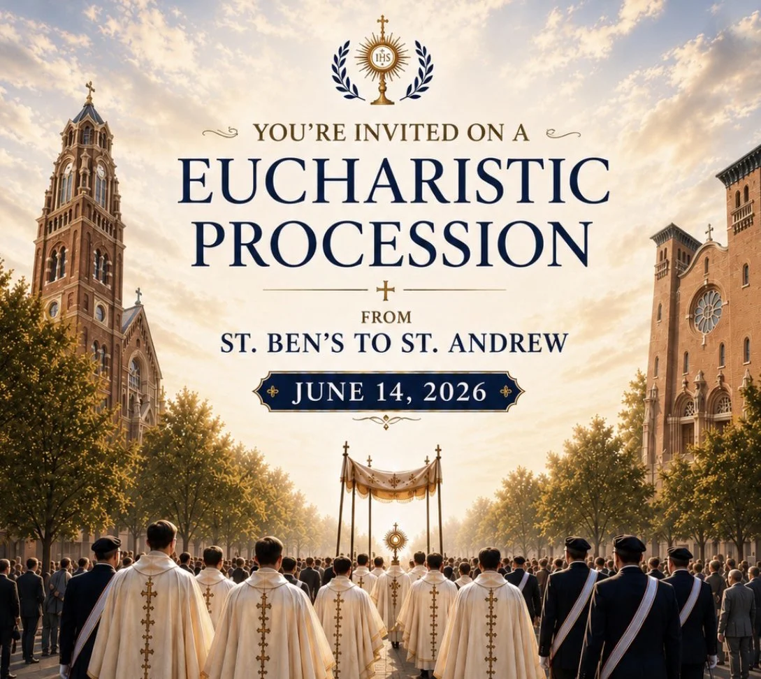 All are invited to walk the Eucharistic Procession on June 14th