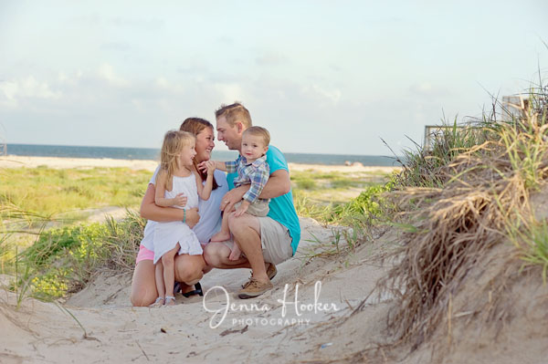 family photos at matagorda beach and sand dunes