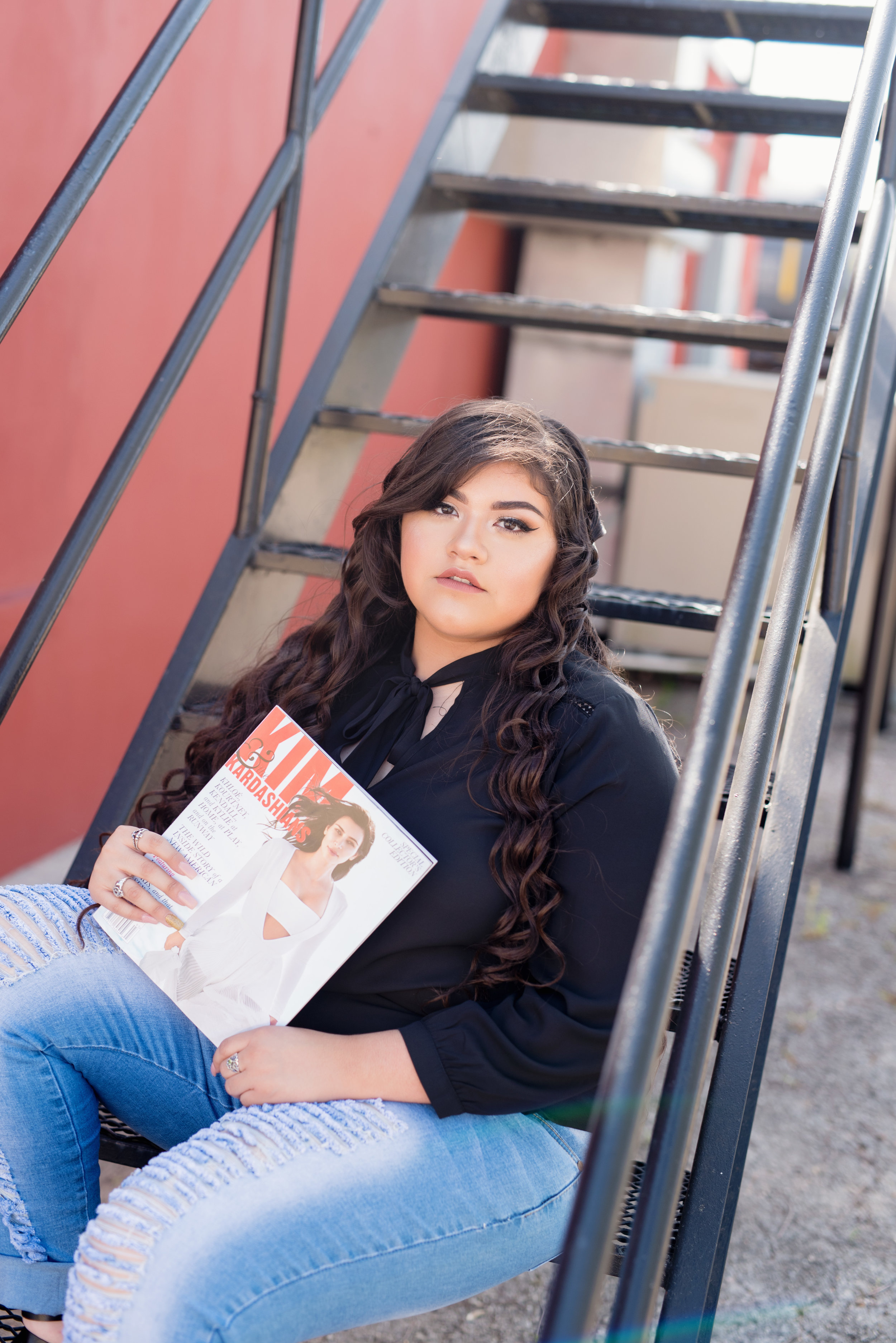 senior portraits with KIM Magazine posing ideas