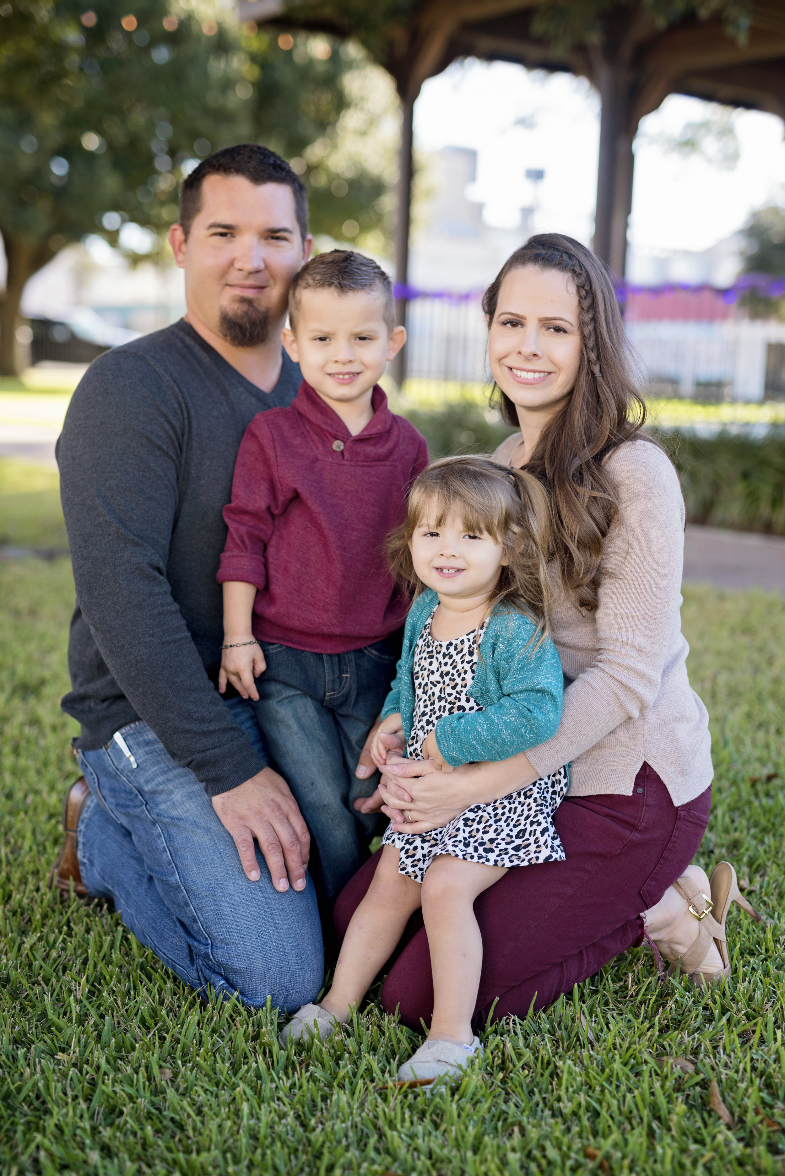 family at park el campo texas