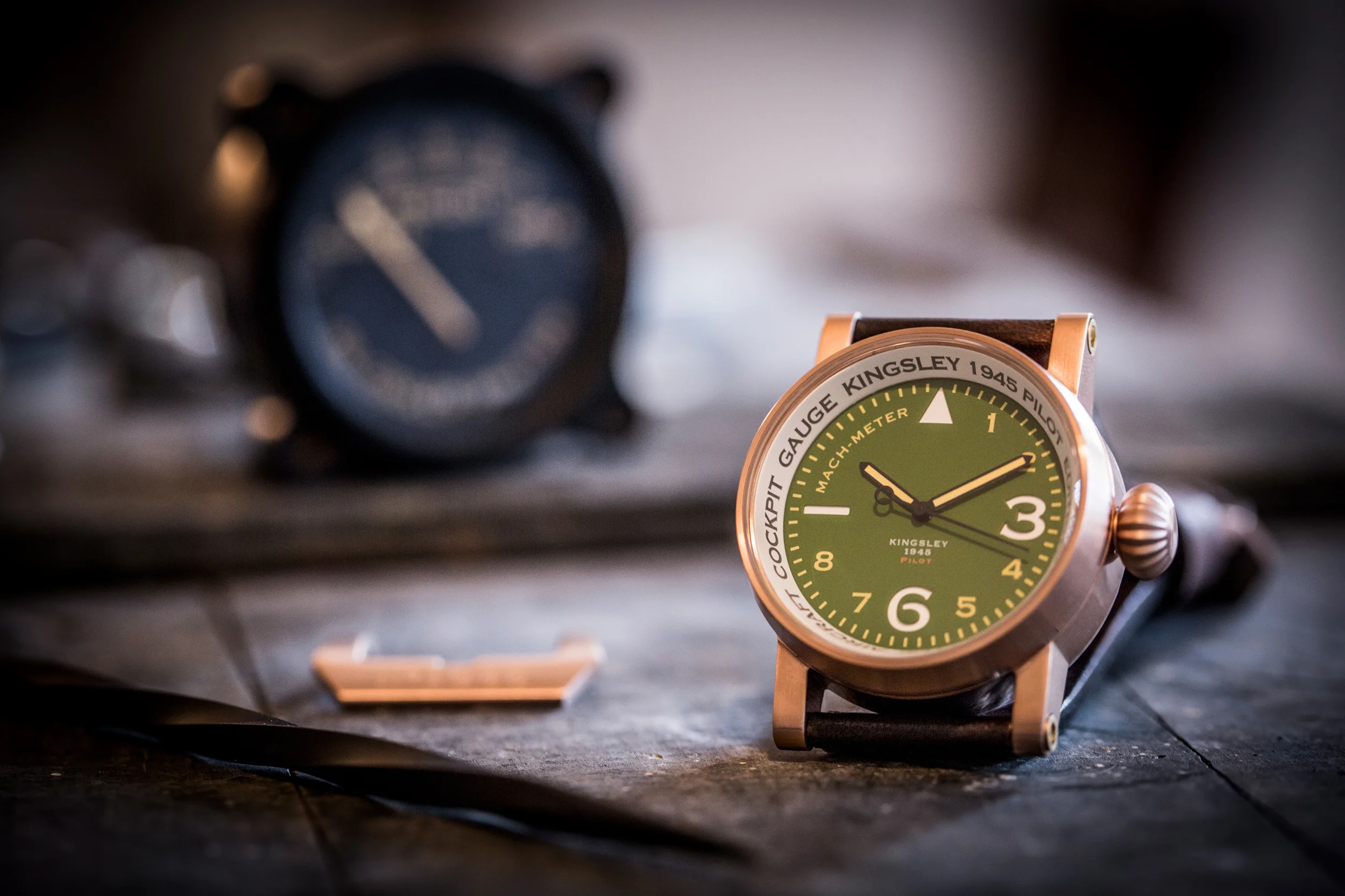 Type 2 - Copperbolt: Copper-steel Green Mach Dial