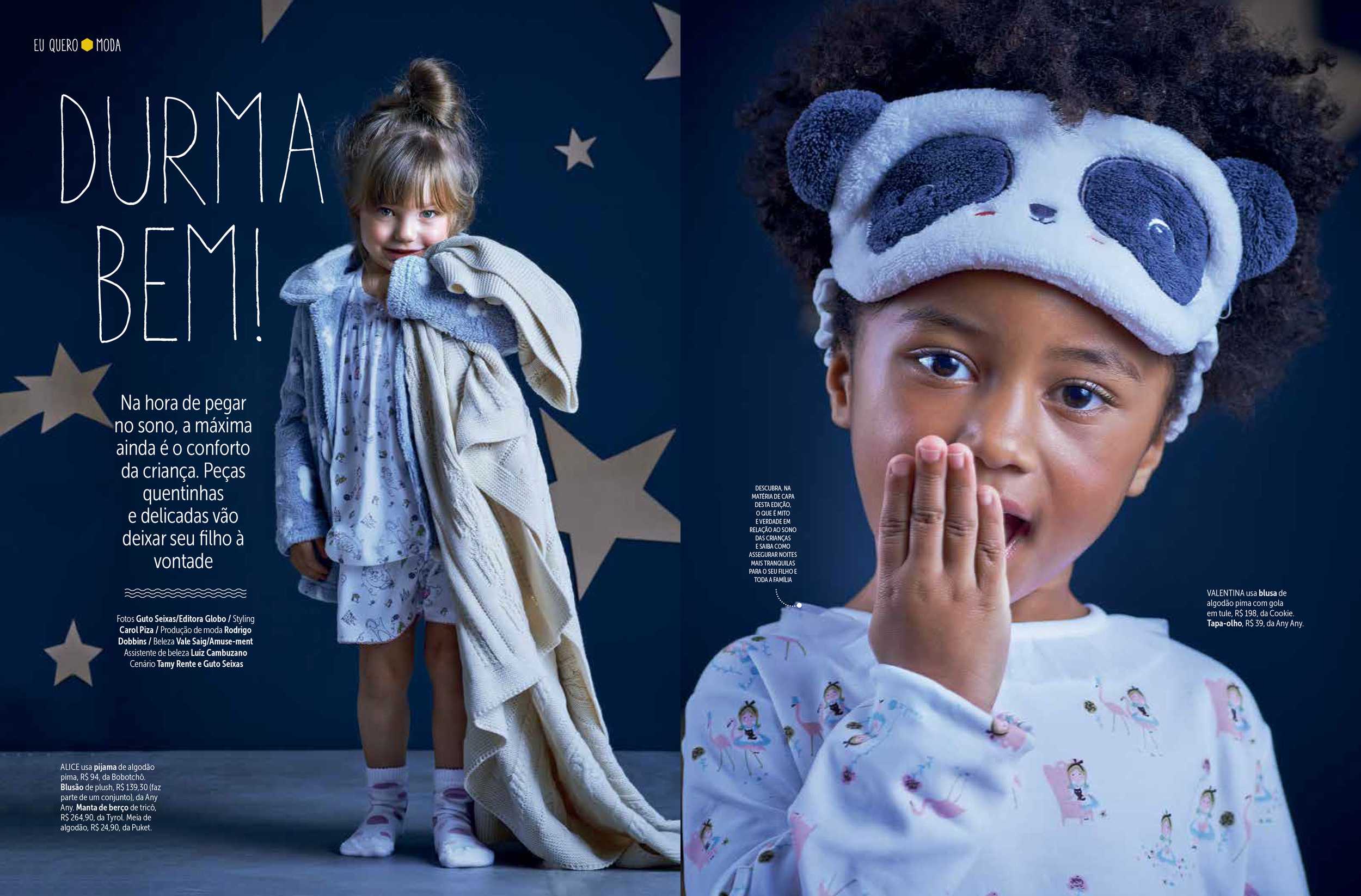 Revista Crescer - Moda Pijama