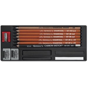 Generals Charcoal Pencils and Sets
