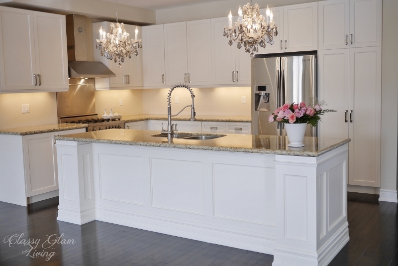 Classy Glam Living, Kitchen Island Makeover Ideas