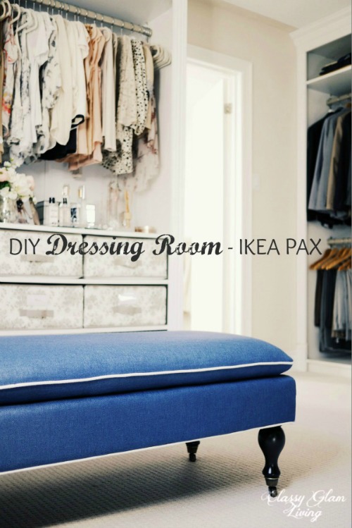DIY IKEA Hack Dressing Room | Classy Glam Living