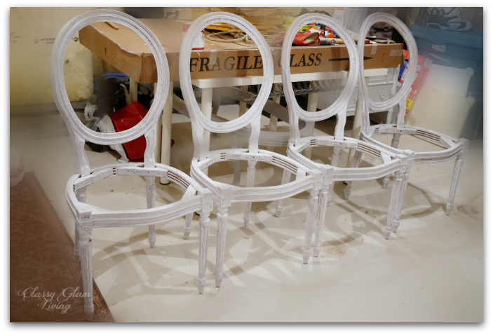Primed chairs.