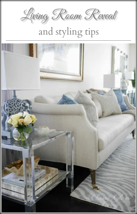 Living Room Reveal and Styling Tips