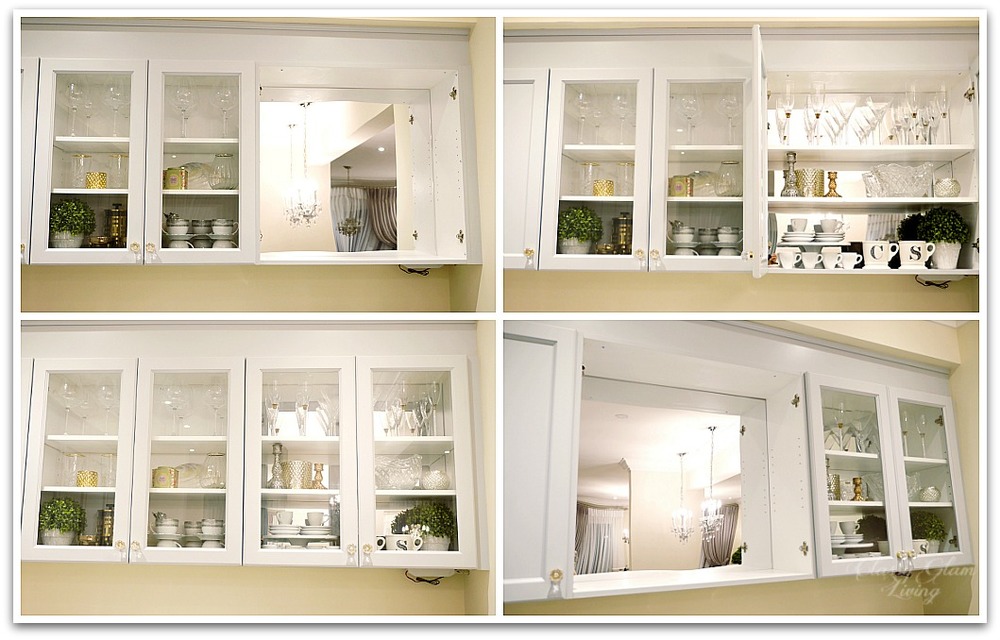 Mirrors The Luxe Factor In A Kitchen, Diy Mirrored Kitchen Cabinets