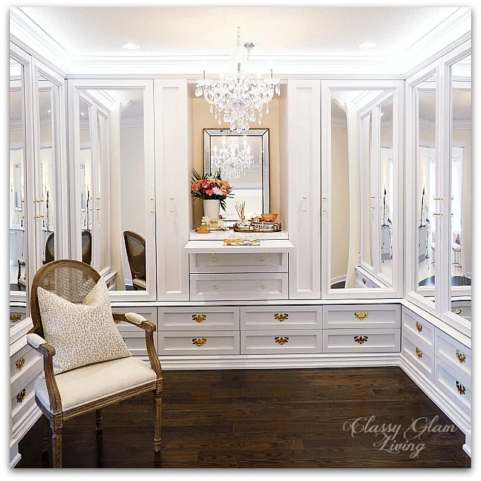 Master Suite Series - Dressing Room  Classy Glam Living