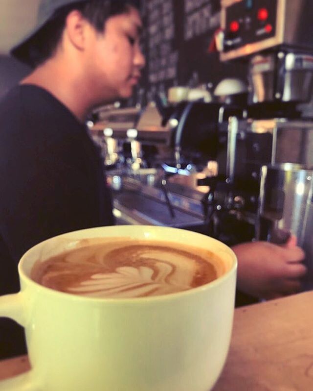 Barista spotlight of the week: Neil Zagada! "My favorite drink would be the lavender americano. My hobbies include long walks on the beach, apple picking, and sniffing scented candles. When I'm not being a barista at both milk and honey locations, I play in a groovy surf/skate punk band @scatterbrainband"