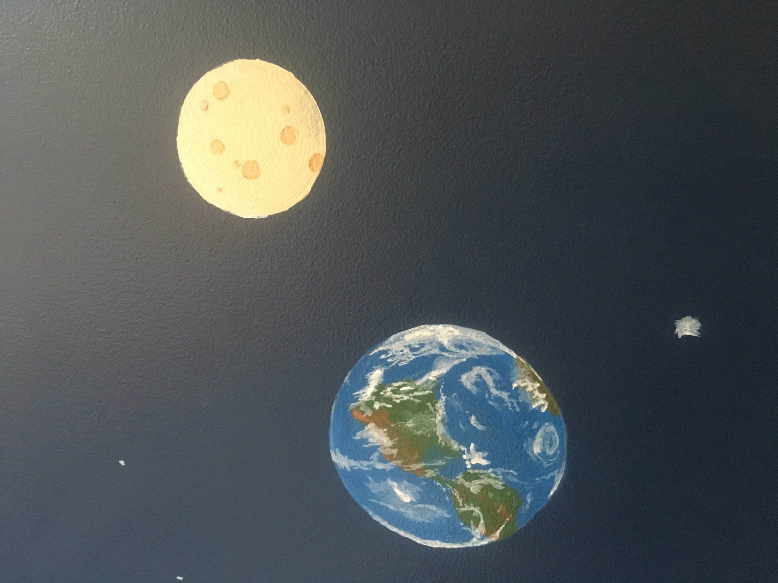 Solar System Wall Mural Zoom