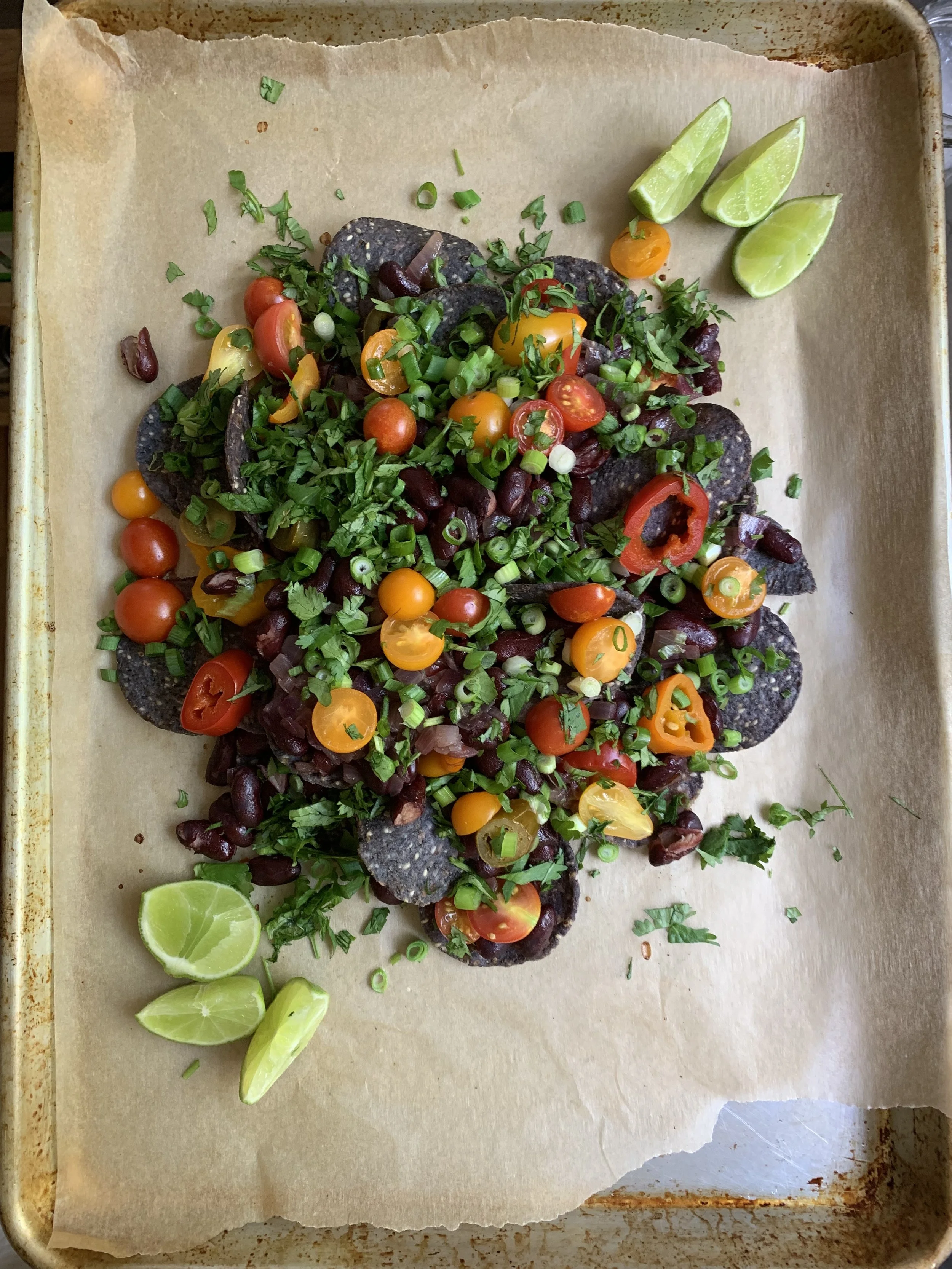Hella Spicy Vegan Nachos
