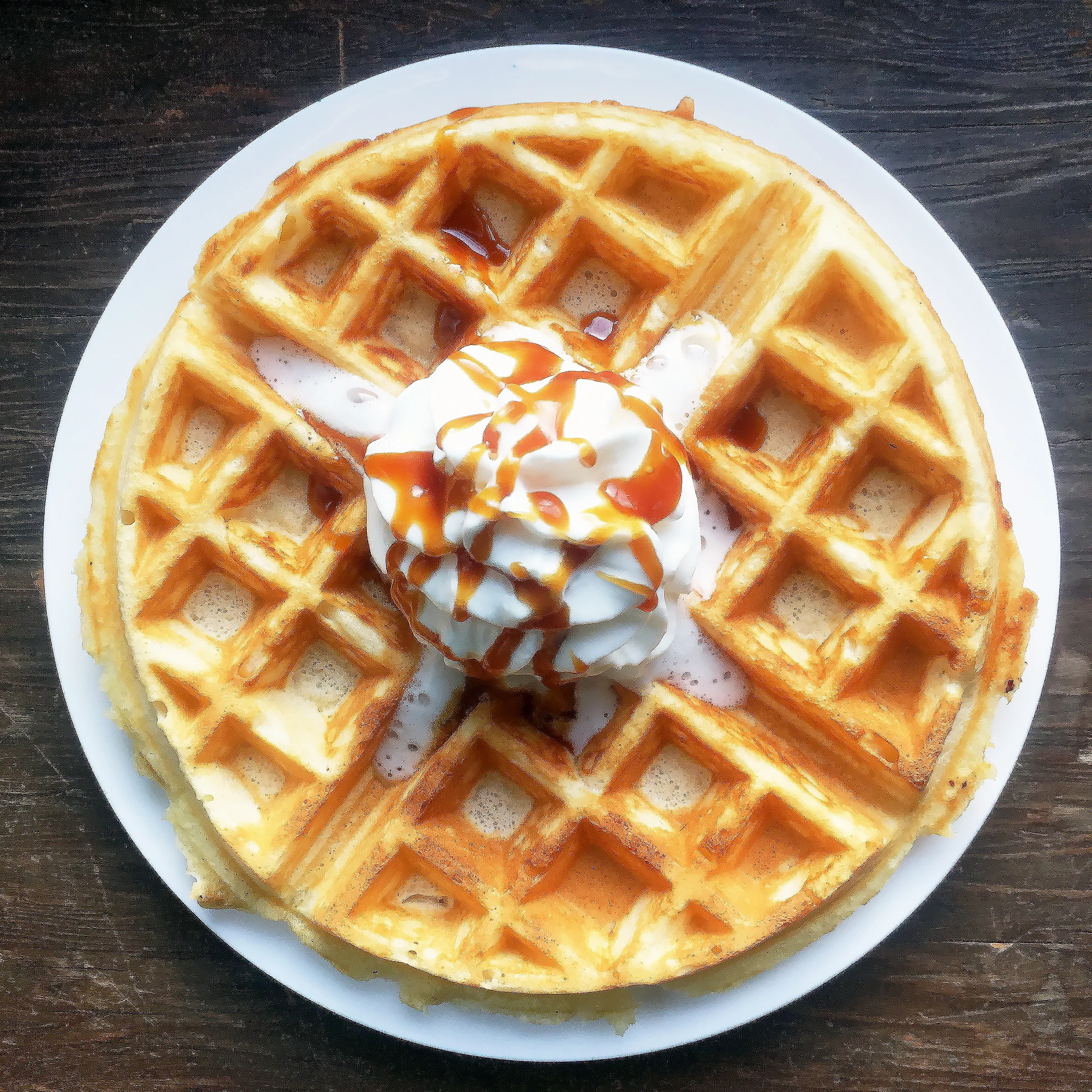 waffle sundae