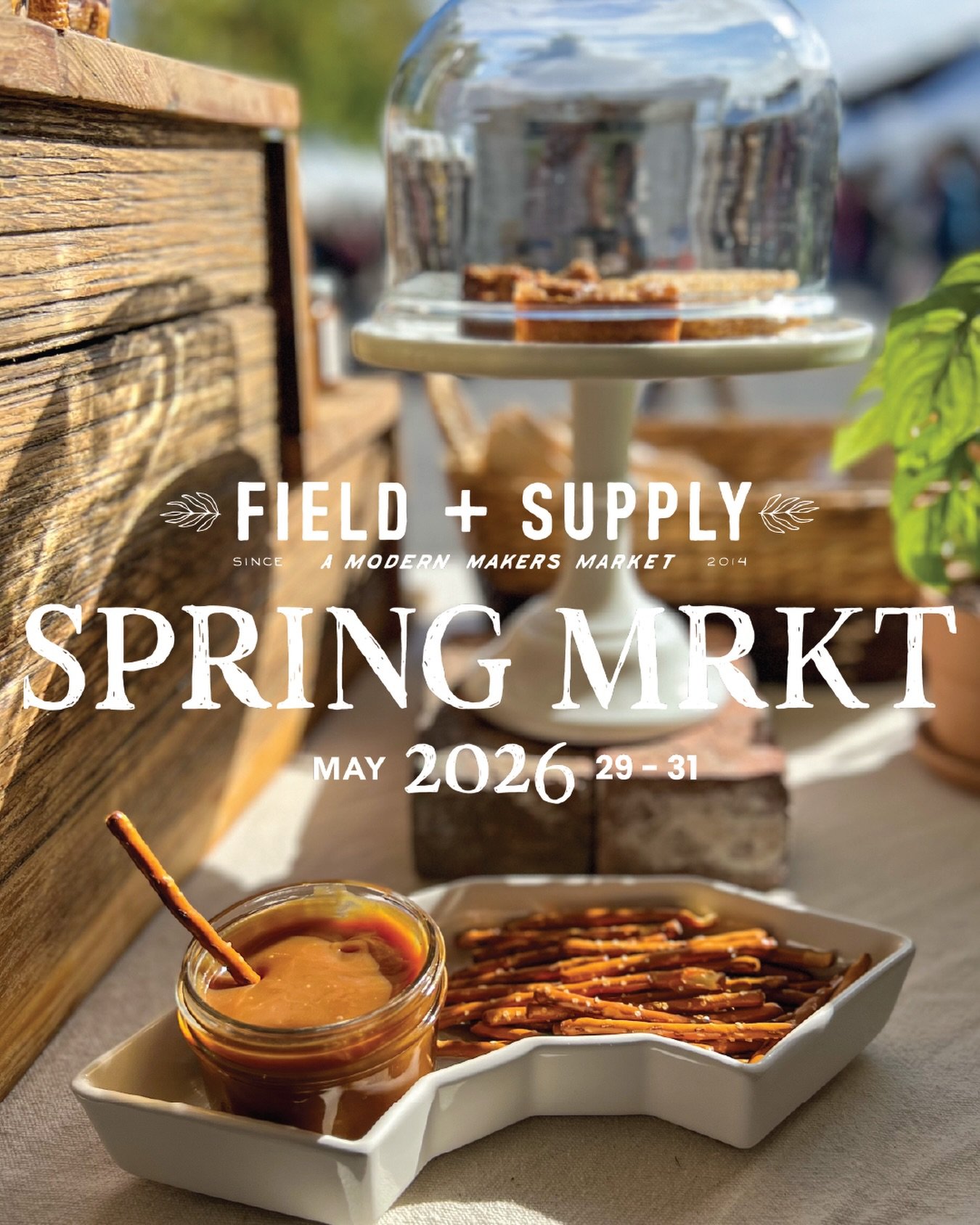 Field + Supply Spring MRKT starts Friday!

Three days, hundreds of makers, live music, local food, and gorgeous Hudson River views. I&rsquo;ll be there all weekend with plenty of treats. Stop by for a taste. 🤎

🌺 @fieldandsupply Spring MRKT
🗓️ May