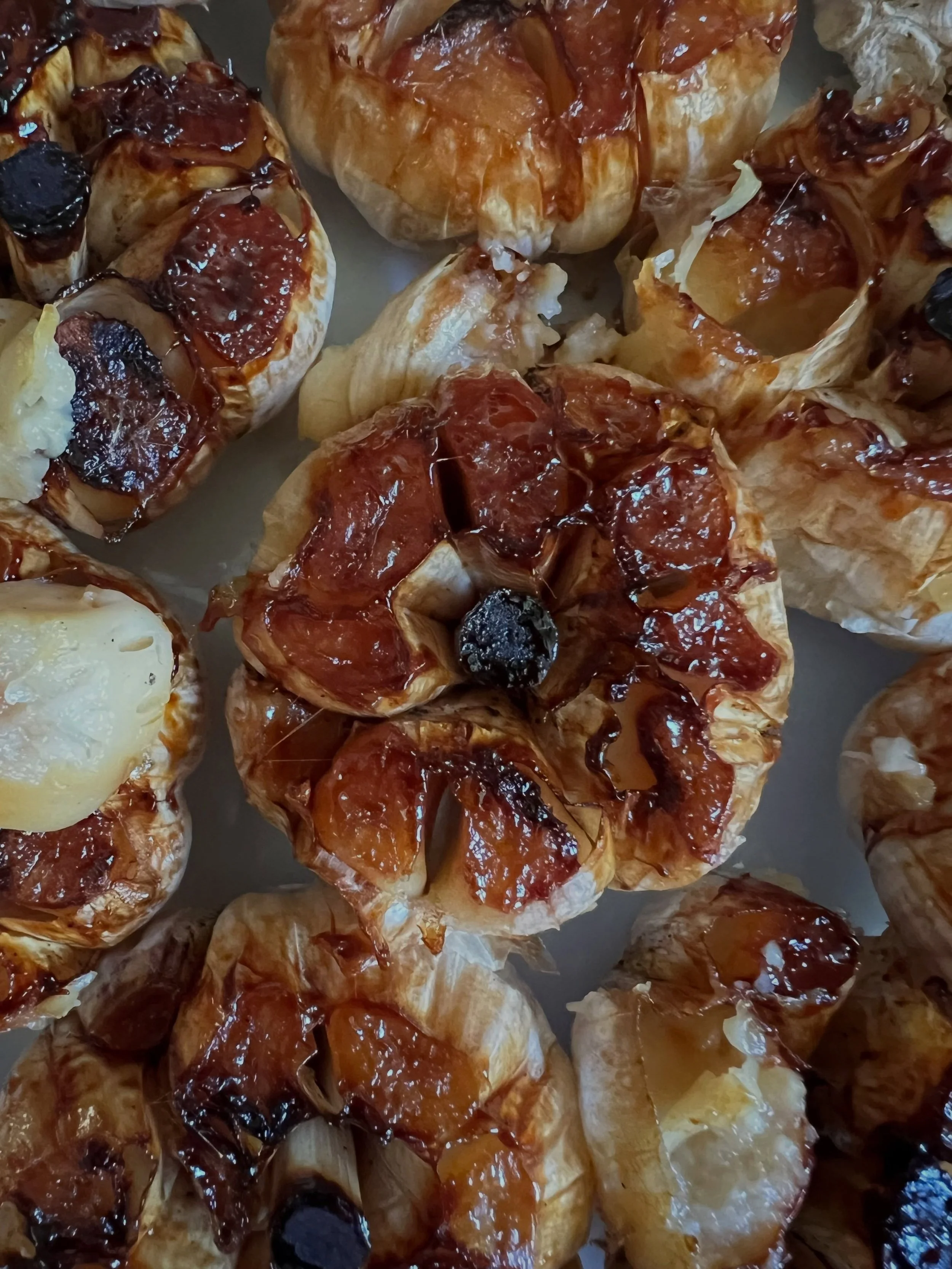 Garlic belongs in brownies. Well, these brownies, at least: Black Garlic Caramel Brownies and Roasted Garlic Caramel Blondies are both headed to the Hudson Valley Garlic Festival this weekend, along with Snack Fix&mdash;which, fun fact, I originally 