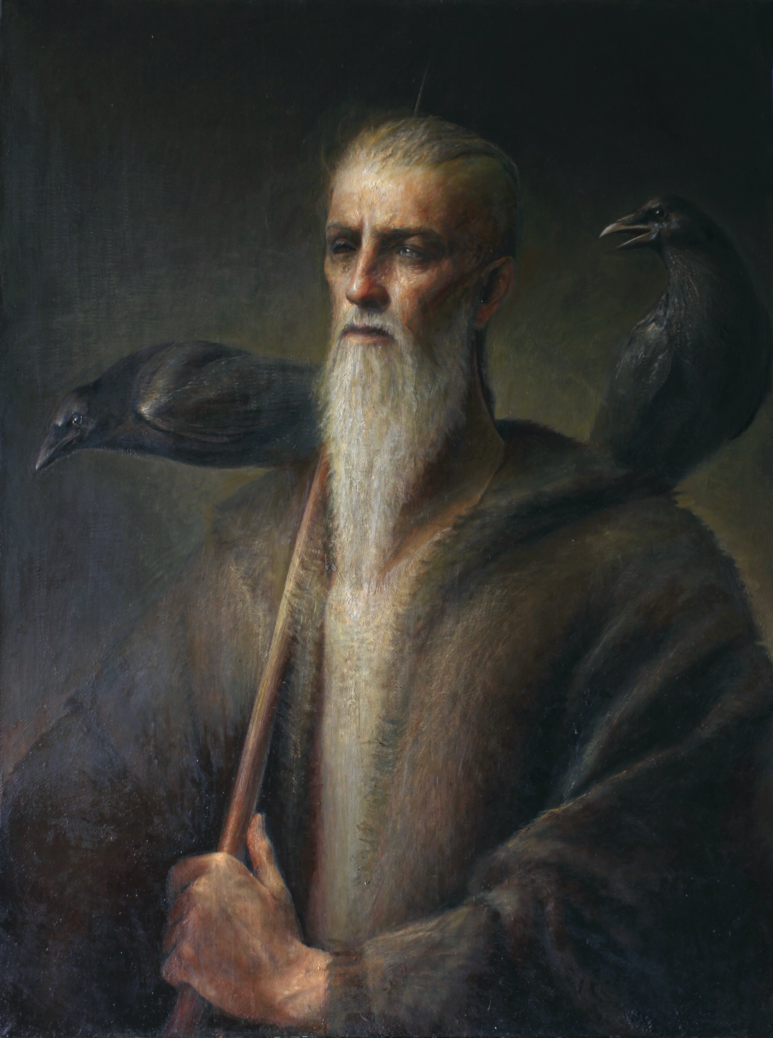 Odin at Dawn |  40" x 30" (102cm x 76cm)