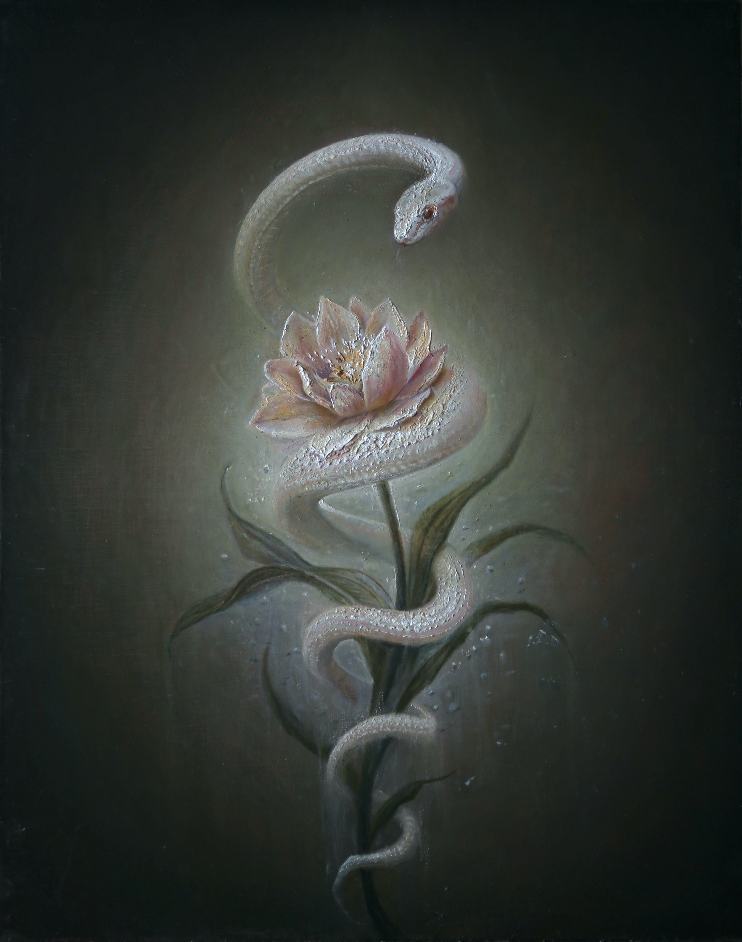 Gilgamesh's Flower | 16" x 20" (41 x 51cm) | Oil on Linen