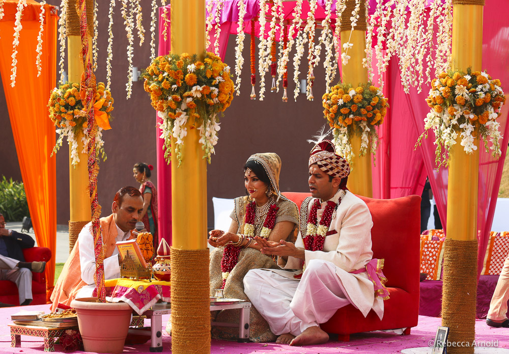 The wedding ceremony