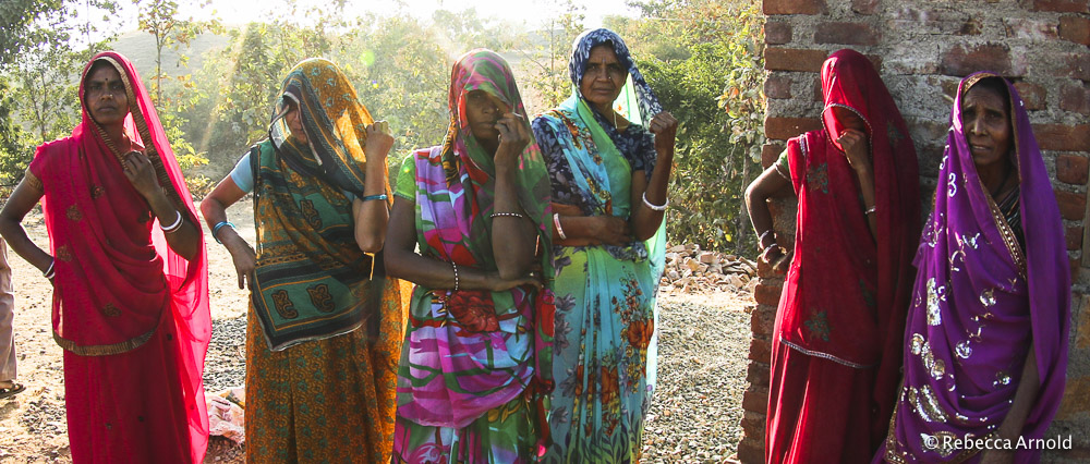 Tribal women in rural Rajasthan 