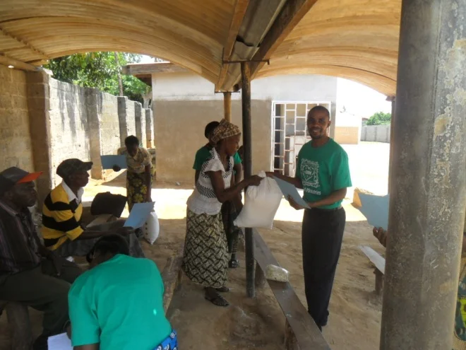 Stanley and Bernadette Agnes Mwansa in Kamatipa community on the 13th of October 2011
