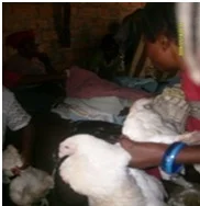 Musonda said this on receiving the chicken, “God is merciful.” “I did not know that I will eat today but He has provided to me through Christian Aid Ministries.”