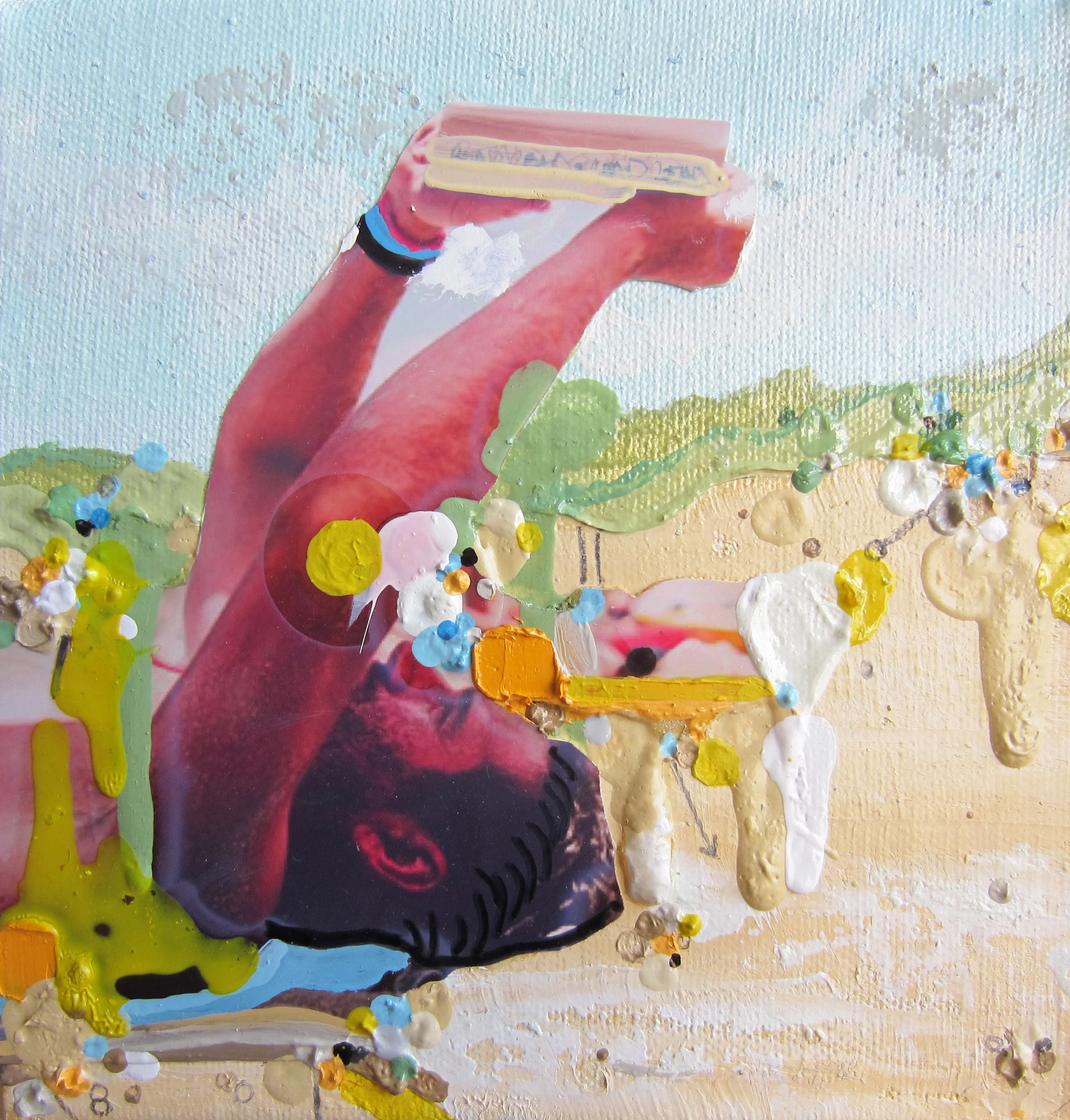 Summer Fantasies, 2014, Oil and Mixed Media on canvas