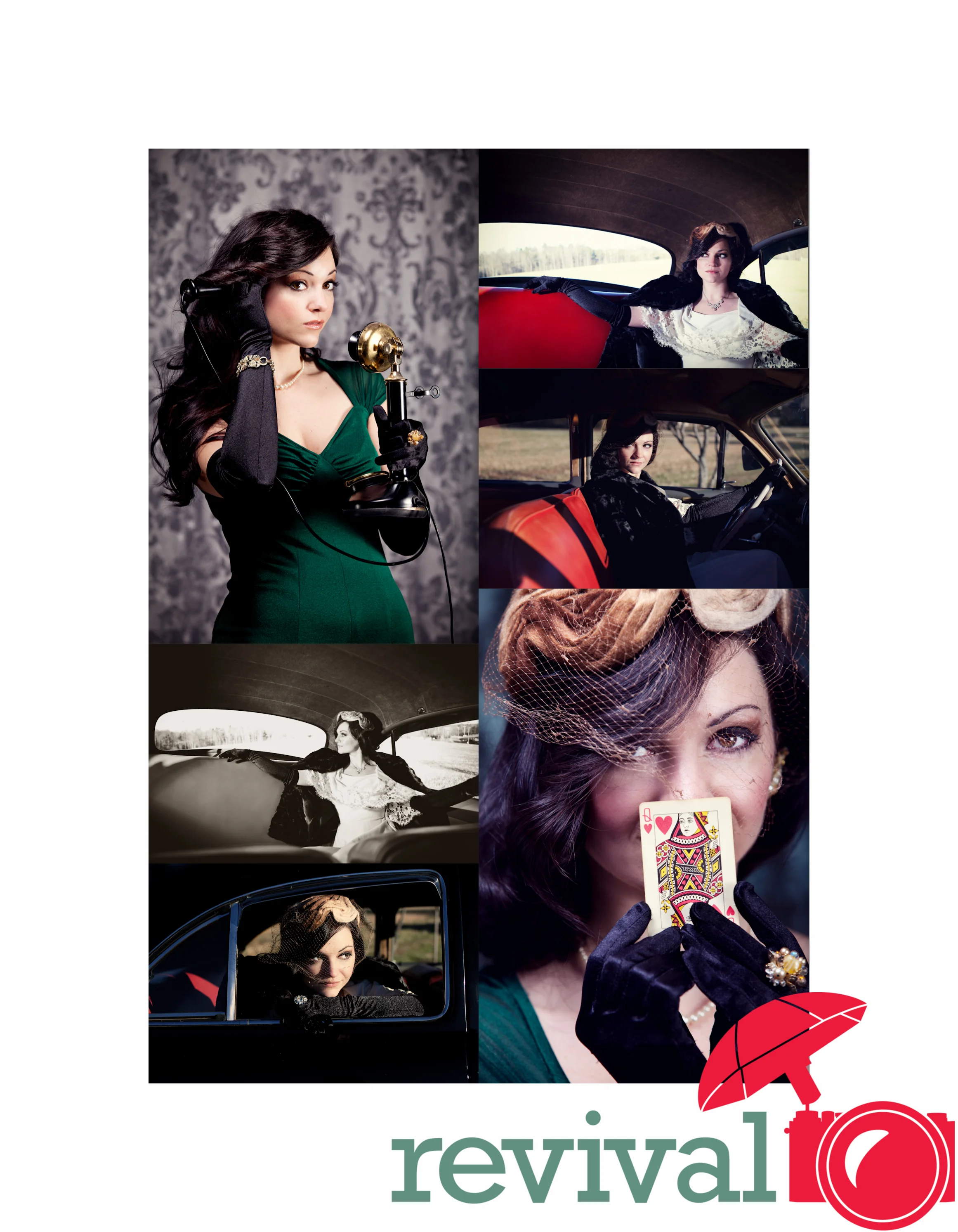 1940's Old Hollywood Themed Session