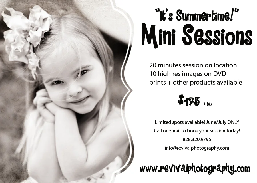 “It’s Summertime!” Mini Sessions by Revival Photography