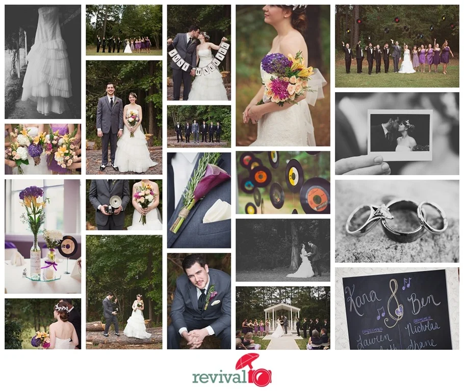 Kara + Ben: A Retro, Music-Inspired Wedding