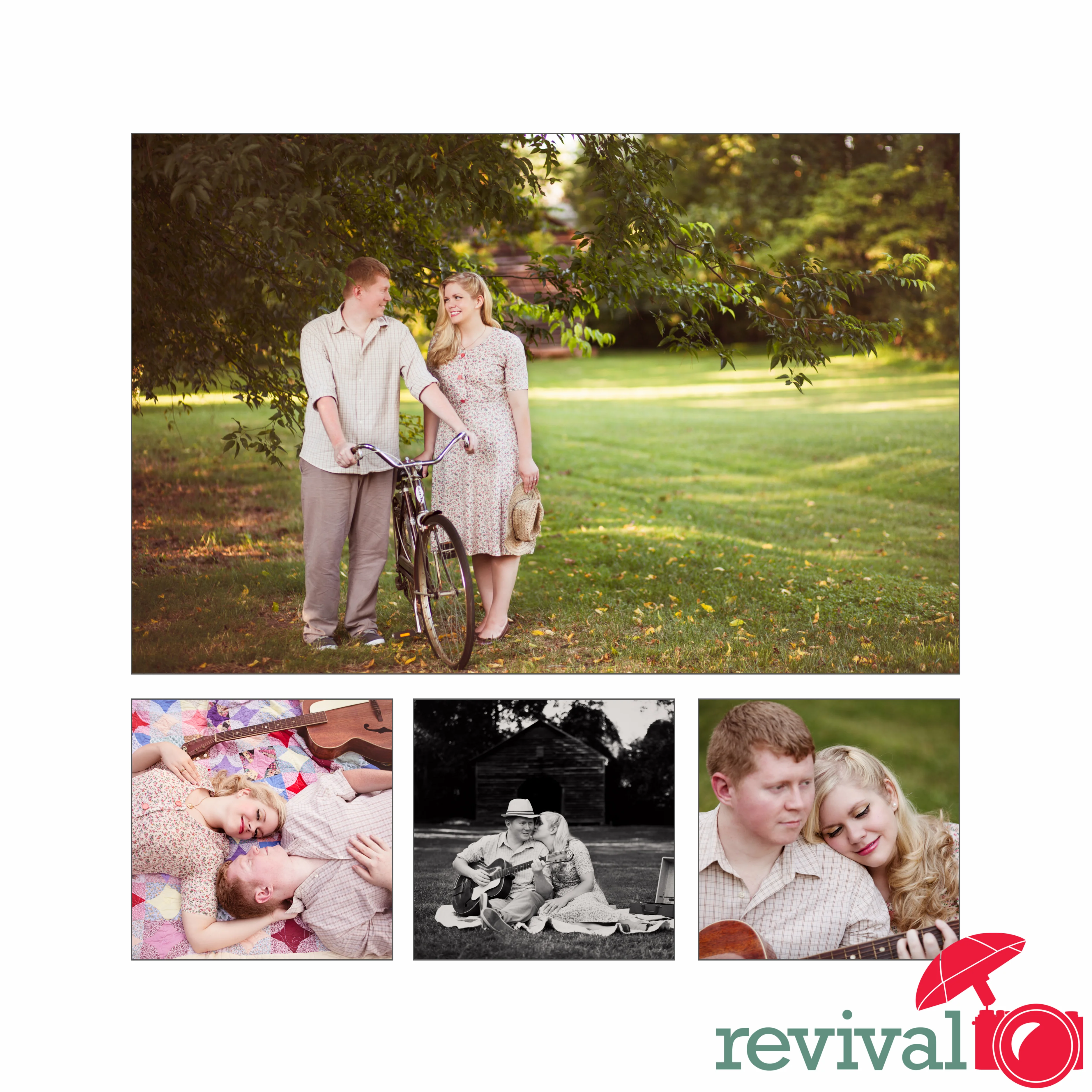 Kristina + Dennis - A 1950's Themed Engagement Session