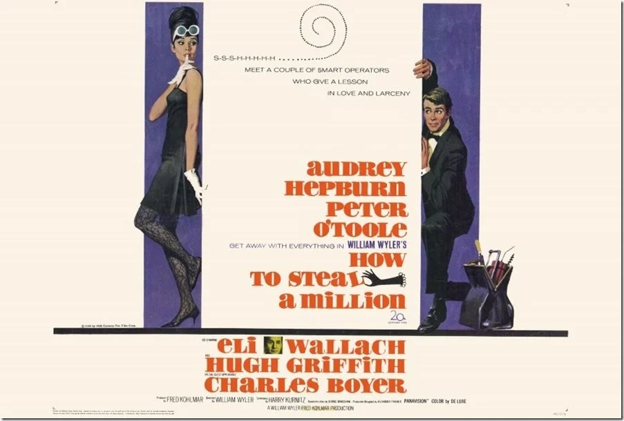 Movie Inspo: “How to Steal a Million” Audrey Hepburn & Peter O’Toole
