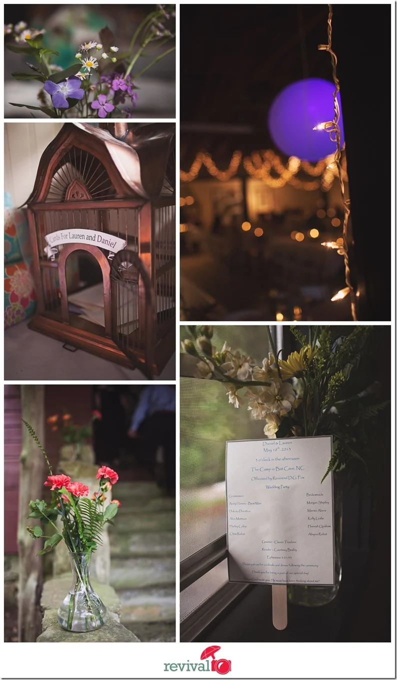 Bat Cave North Carolina Wedding at The Camp Photos by Revival Photography Photo