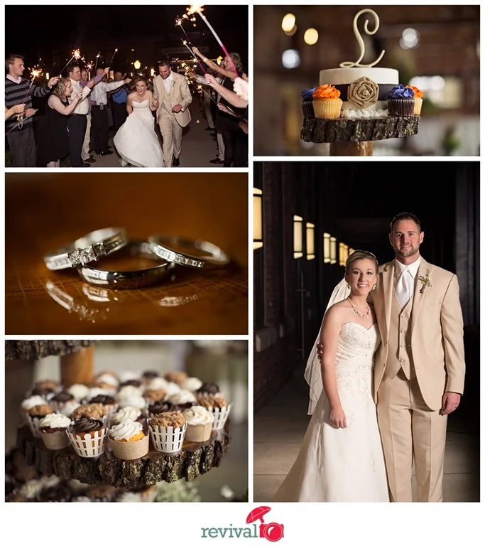 Photos by Revival Photography Simple and sweet mix of urban and rustic Grand Hall wedding in Mount Holly NC Weddings Photo