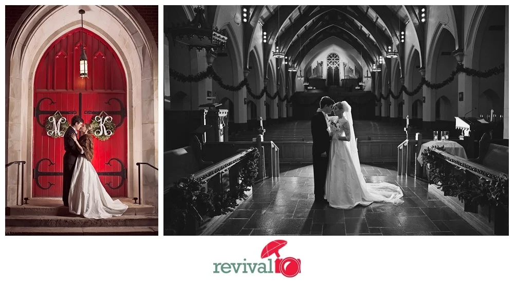 George and Ashley a Winter Wedding in Hickory NC Photo by Revival Photography NC Wedding Photographers Photo