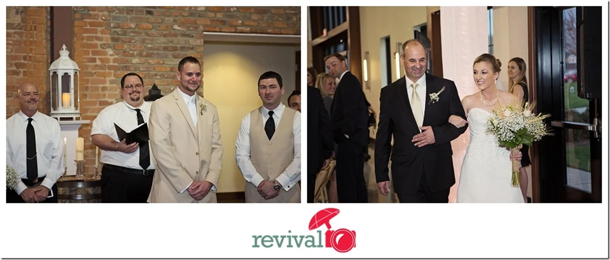 Photos by Revival Photography Simple and sweet mix of urban and rustic Grand Hall wedding in Mount Holly NC Weddings Photo