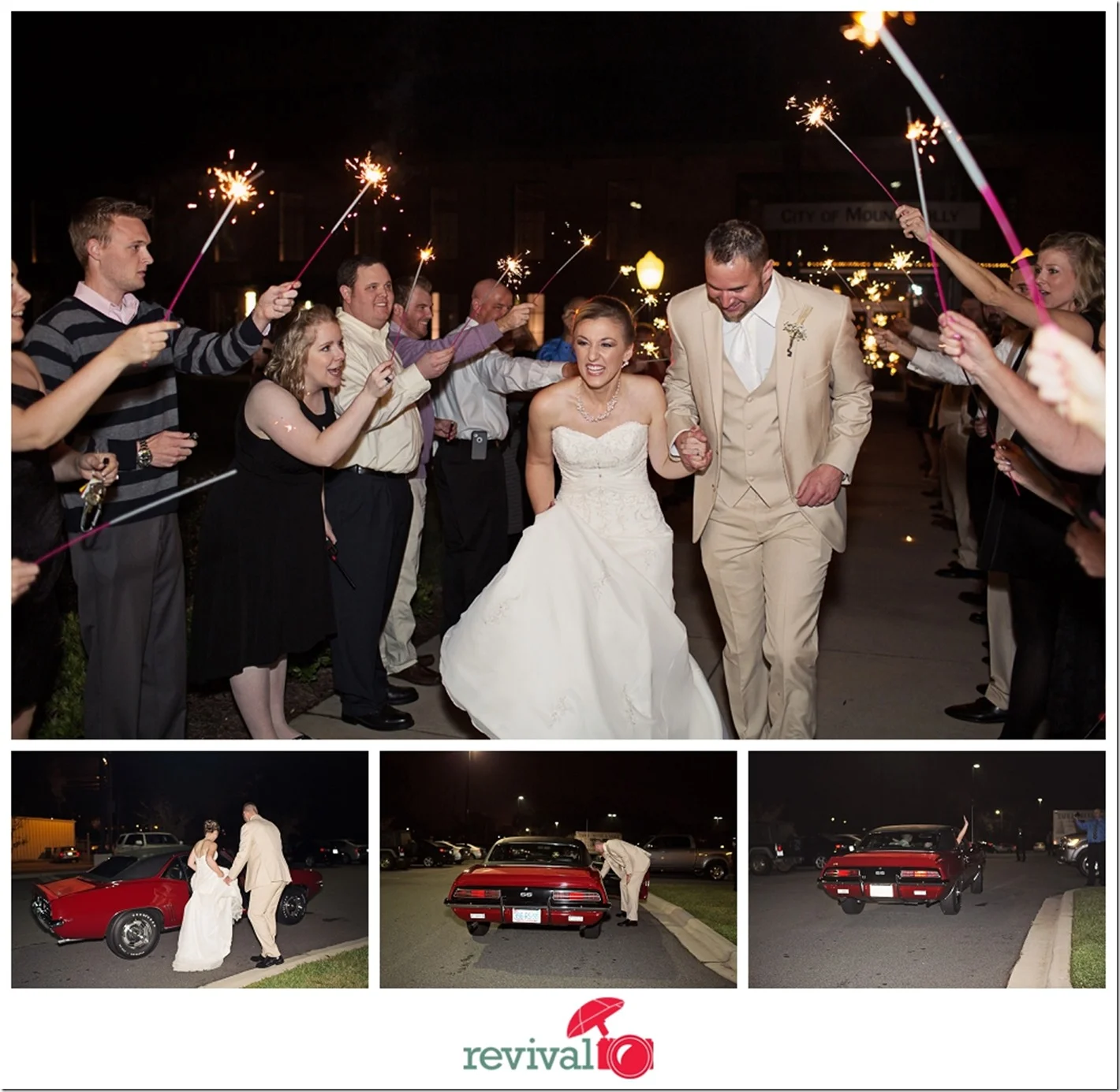 Photos by Revival Photography Simple and sweet mix of urban and rustic Grand Hall wedding in Mount Holly NC Weddings Photo