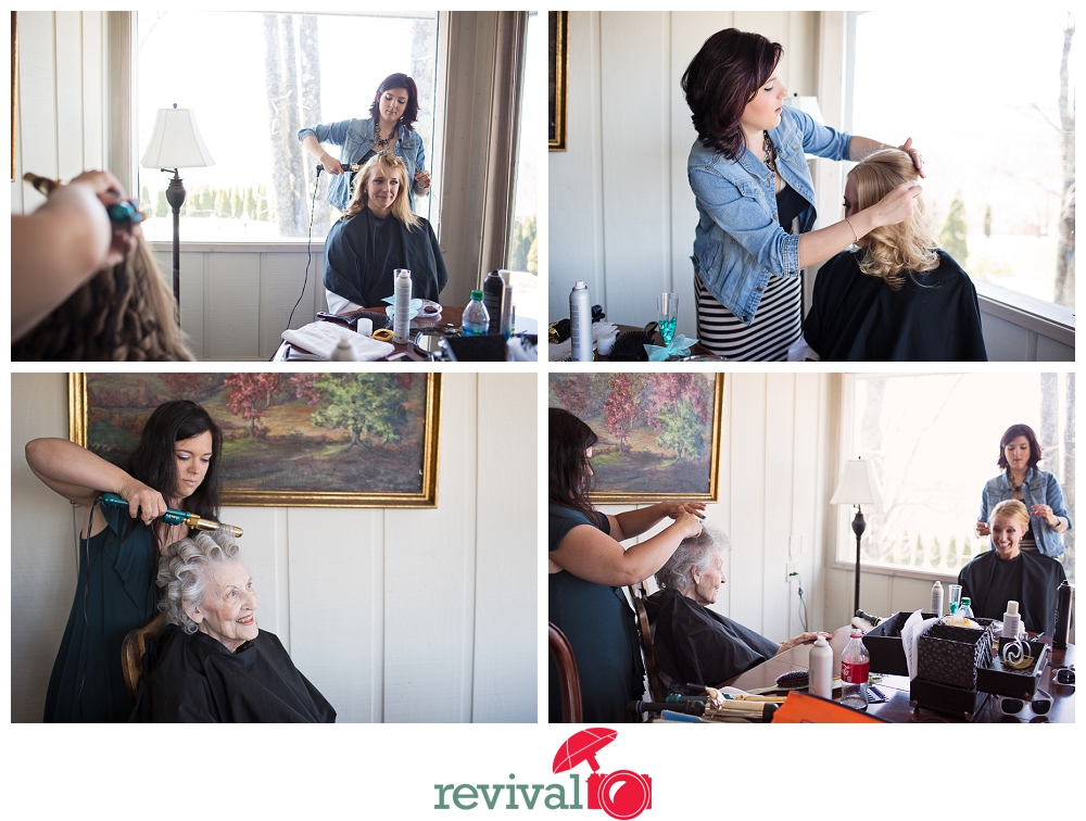 Lindsey and her team from Salon M in Boone, NC did a fantastic job on hair, everyone looked fabulous! - Heather
