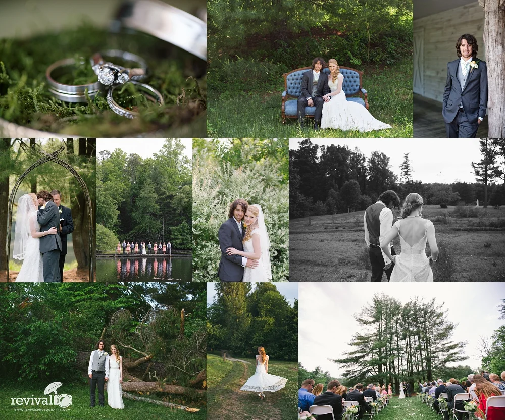 The Tale of Molly + Aaron: An "Earthy Elegant" Wedding in Flat Rock, NC