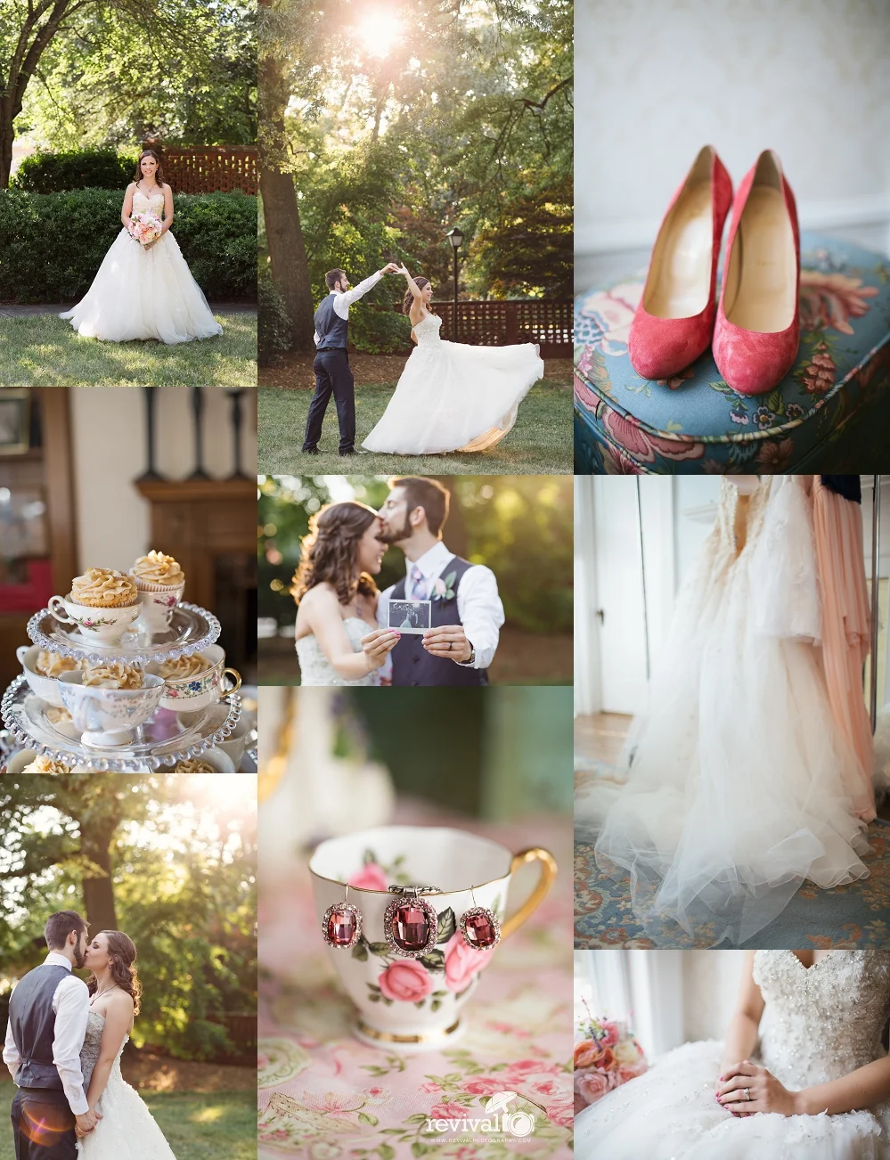 Elisabeth + Blake: A Fairytale Garden Party Wedding