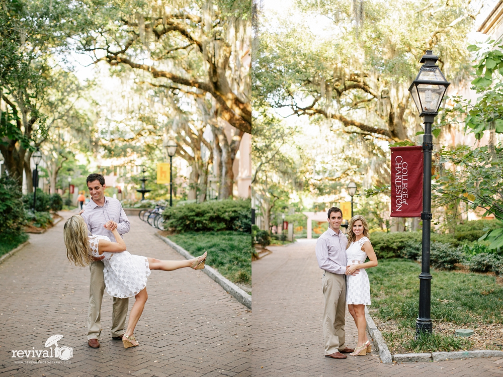 Photos by Revival Photography Charleston Engagement Session Downtown Charleston Session Charleston Photographers www.revivalphotography.com