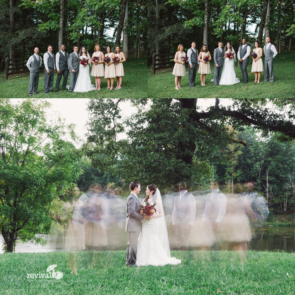 Photos by Revival Photography Jason and Heather Barr Husband and Wife Wedding Photographers North Carolina Weddings River Creek Lodge Stony Point NC NC Wedding Photographers www.revivalphotography.com