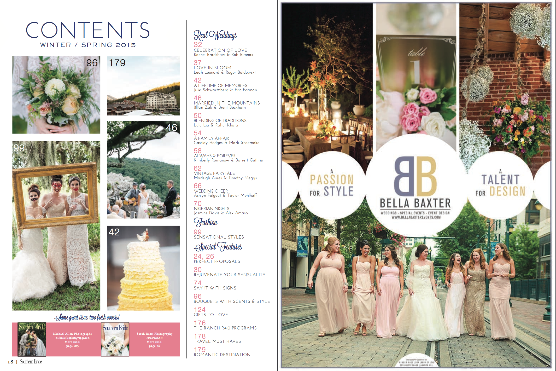 Revival Photography Featured in Southern Bride Magazine 2015 Winter-Spring Issue www.revivalphotography.com